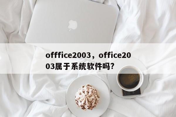 offfice2003，office2003属于系统软件吗?